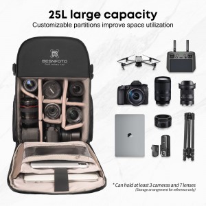 Waterproof Camera Backpack  Large Capacity