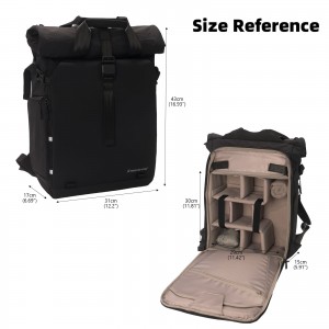 Waterproof  Backpack  Roll Top Design