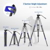 Heavy Duty Aluminum Photography Video Tripod